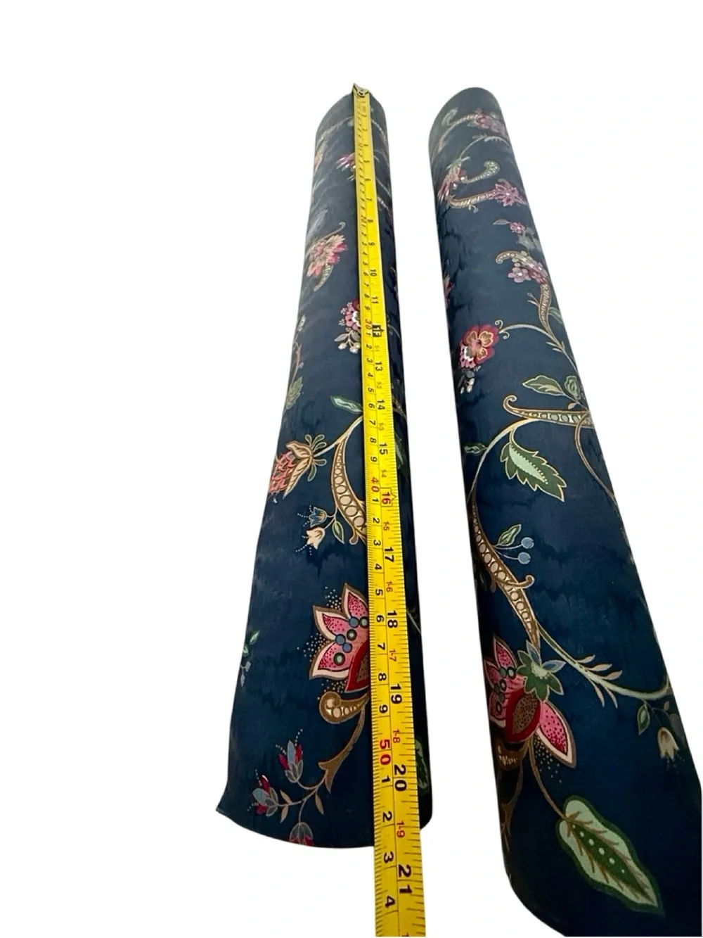 Vintage Floral WallPaper Navy Blue Textured MCM Style Moody Dramatic Flower (2)